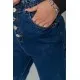Джинси жіночі стрейч на гудзиках, колір синій, 214R1774