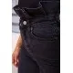 Жіночі джинси на високій посадці, чорного кольору, 157R33-64-018