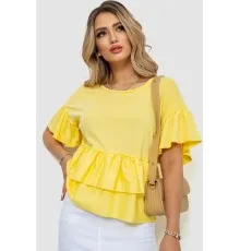 Футболка-блуза, колір жовтий, 244R059