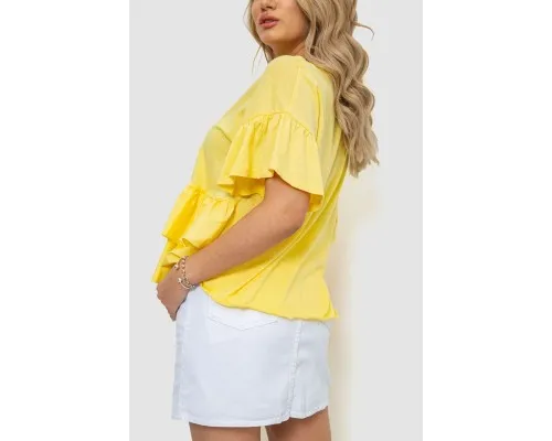 Футболка-блуза, колір жовтий, 244R059