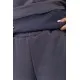 Спорт костюм жіночий на флісі, колір темно-сірий, 214R0102-1