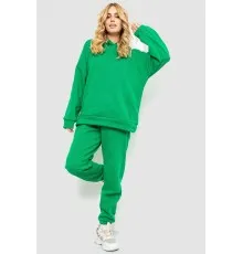 Спорт костюм жіночий на флісі, колір зелений, 214R0102-1