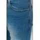 Джинси чоловічі з потертостями, колір синій, 157R4488