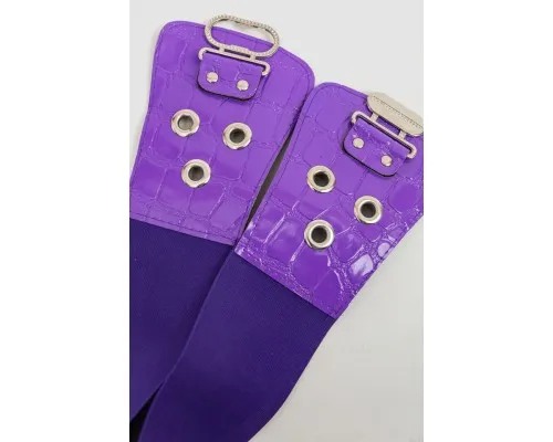 Ремінь-пояс жіночий широкий резинка, колір фіолетовий, 196R55TOW1