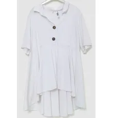 Блузка-туніка  -уцінка, колір білий, 186R024-U-1