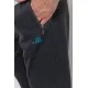 Спорт чоловічі штани на флісі, колір темно-сірий, 244R4740