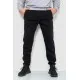 Спорт чоловічі штани на флісі, колір чорний, 244R4740