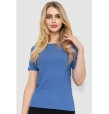 Футболка-блуза жіноча стрейч  -уцінка, колір джинс, 186R016-U