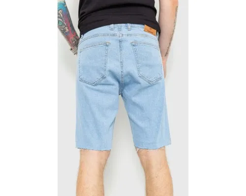 Шорти чоловічі джинсові, колір блакитний, 157R18-20