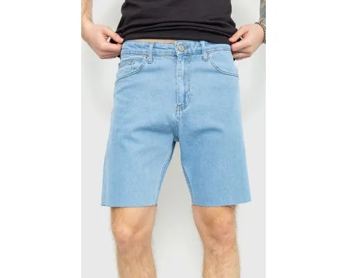 Шорти чоловічі джинсові, колір блакитний, 157R9012-21