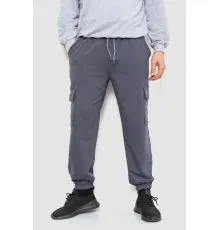 Спортивні штани чоловічі двонитка, колір сірий, 241R0651-1