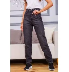 Вільні жіночі джинси МОМ грифельного кольору 157R934