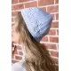 Однотонна жіноча шапка, блакитного кольору, 167R7792