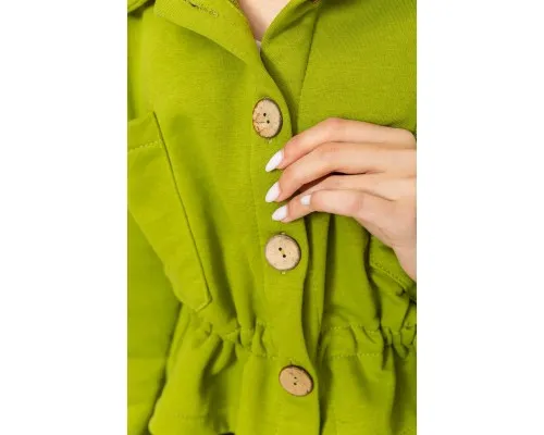 Жакет жіночий двонитка, колір світло-зелений, 115R0519