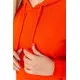 Худі жіночий турецька петля, колір помаранчевий, 129R002