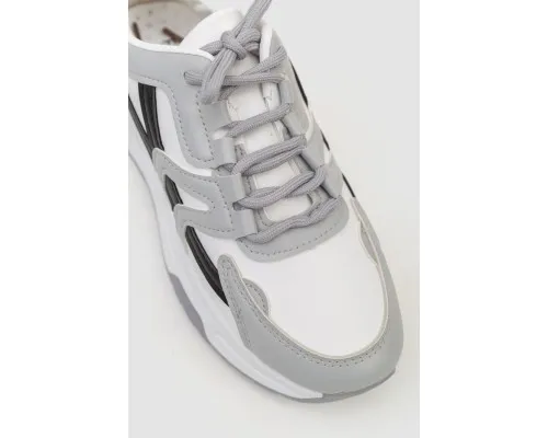 Кросівки жіночі екошкіра, колір білий, 243R186-171