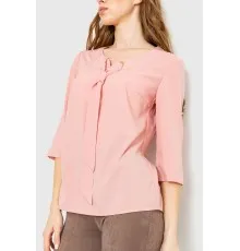 Блуза однотонна, колір пудровий, 230R150