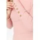 Кофта жіноча трикотажна однотонна, колір світло-рожевий, 204R017