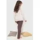 Піжама жіноча, колір бежево-коричневий, 231R6621