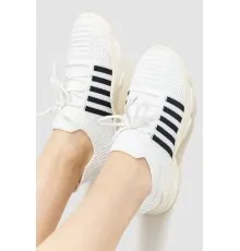 Кросівки жіночі текстильні, колір білий, 214R261
