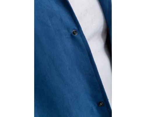 Вітровка чоловіча на кнопках, колір синій, 131R3022