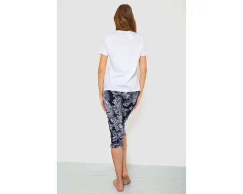 Піжама жіноча, колір біло-синій, 219RF-10051