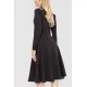 Ошатне плаття, колір чорний, 214R305