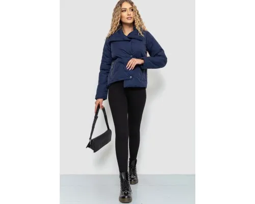 Куртка жіноча укорочена демісезонна, колір синій, 235R1828