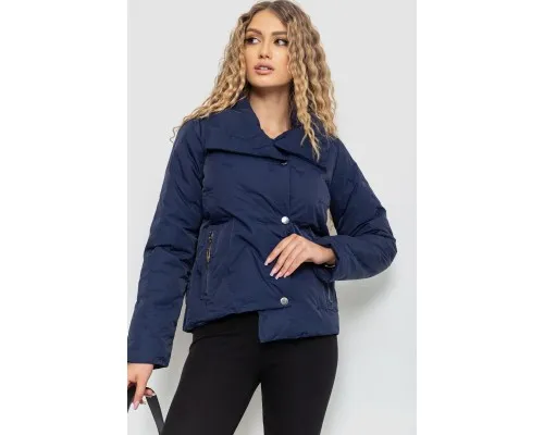 Куртка жіноча укорочена демісезонна, колір синій, 235R1828