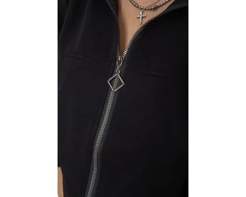 Спорт костюм жіночий двонитка, колір чорний, 102R5247