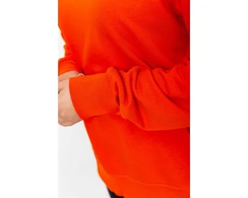 Батник жіночий однотонний двонитка, колір помаранчевий, 129R0204