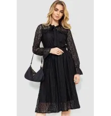 Ошатне плаття, колір чорний, 186R1960