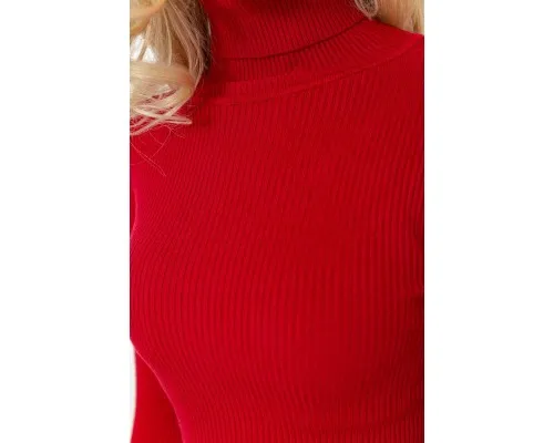 Гольф жіночі базовий в рубчик, колір червоний, 204R001-1