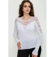 Блуза, колір білий, 186R521