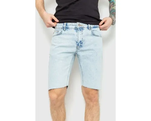 Шорти чоловічі джинсові, колір блакитний, 157R3721-20