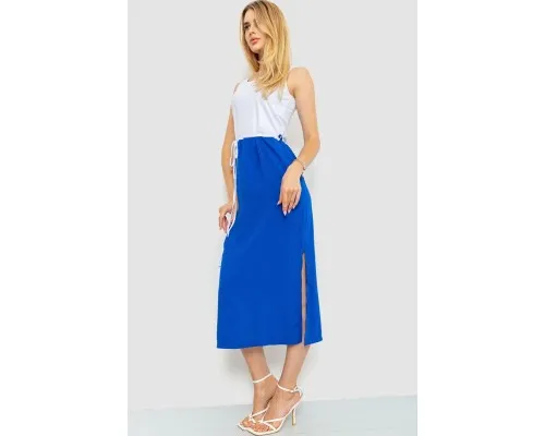 Сукня-сарафан повсякденний двокольоровий, колір біло-синій, 102R337