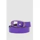 Ремінь жіночий лаковий 196R55TOW1, колір Фіолетовий