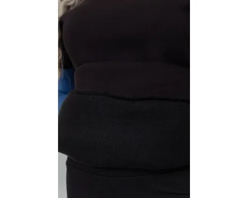 Худі жіночий на флісі, колір чорно-синій, 102R312