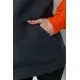 Худі жіночий на флісі, колір грифельно-помаранчевий, 102R312