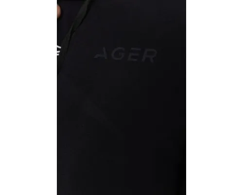 Спорт костюм чоловічий двонитка, колір чорний, 119R200-2