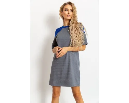 Сукня, колір сіро-синій, 167R791