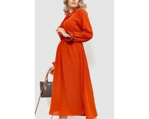 Ошатне плаття, колір теракотовий, 204R601