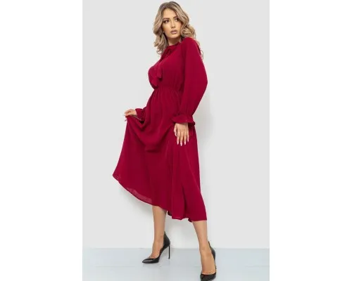 Ошатне плаття, колір бордовий, 204R601