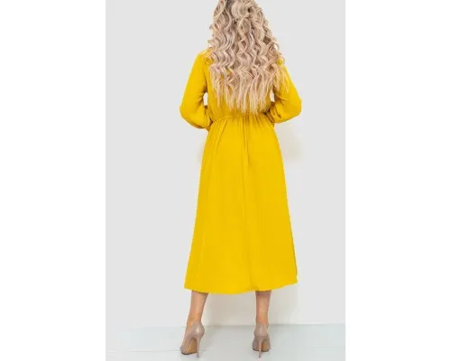 Ошатне плаття, колір гірчичний, 204R601
