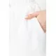 Шорти жіночі вільного крою тканина льон, колір білий, 177R023