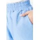 Шорти жіночі вільного крою тканина льон, колір блакитний, 177R023