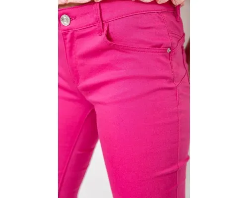Штани жіночі однотонні, колір рожевий, 244R089