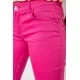 Штани жіночі однотонні, колір рожевий, 244R089