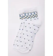 Жіночі шкарпетки, середньої довжини, білого кольору, 167R777