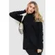 Жіночий светр в'язаний, колір чорний, 204R179